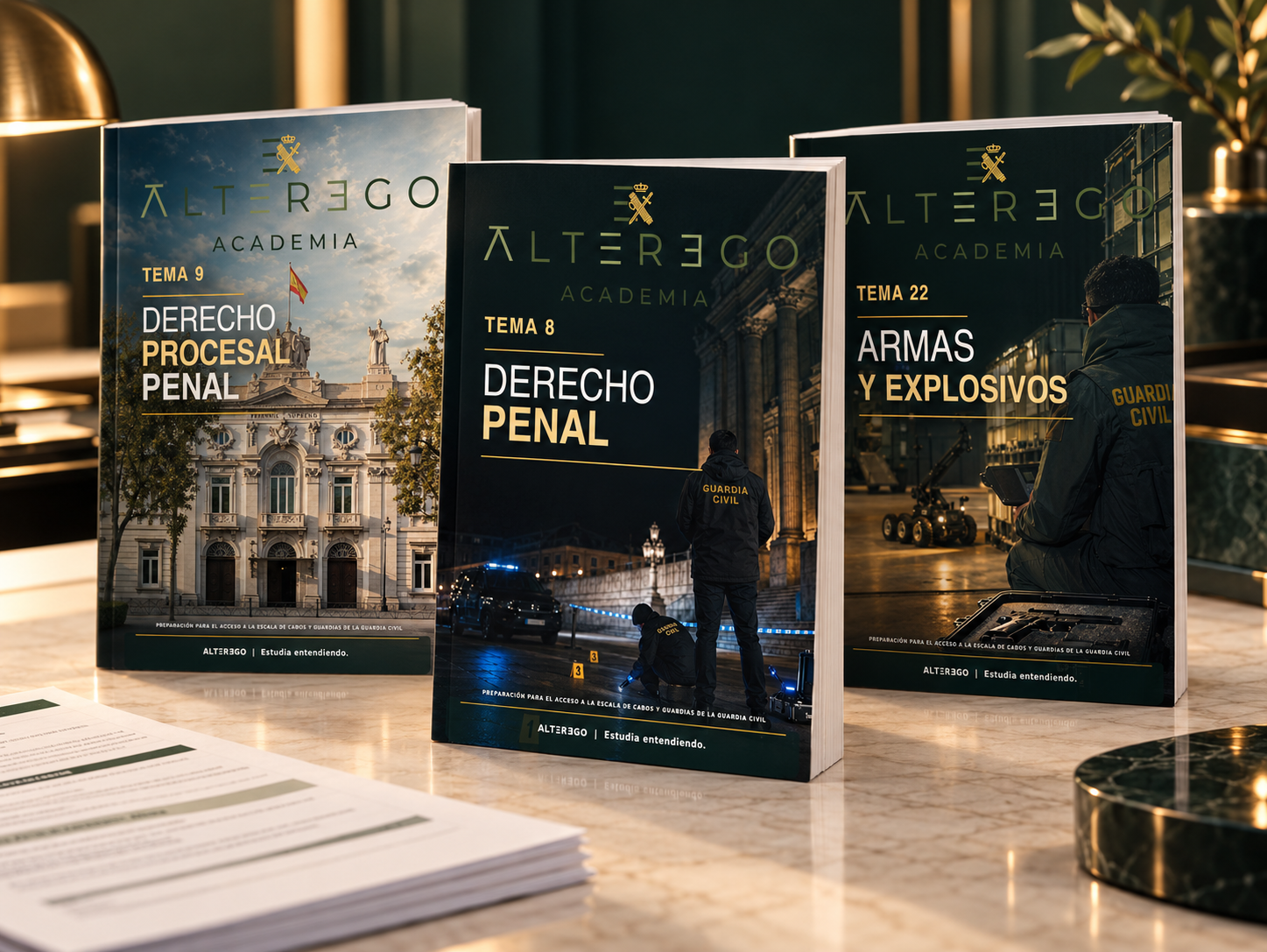 Temarios y simulacros Alterego
